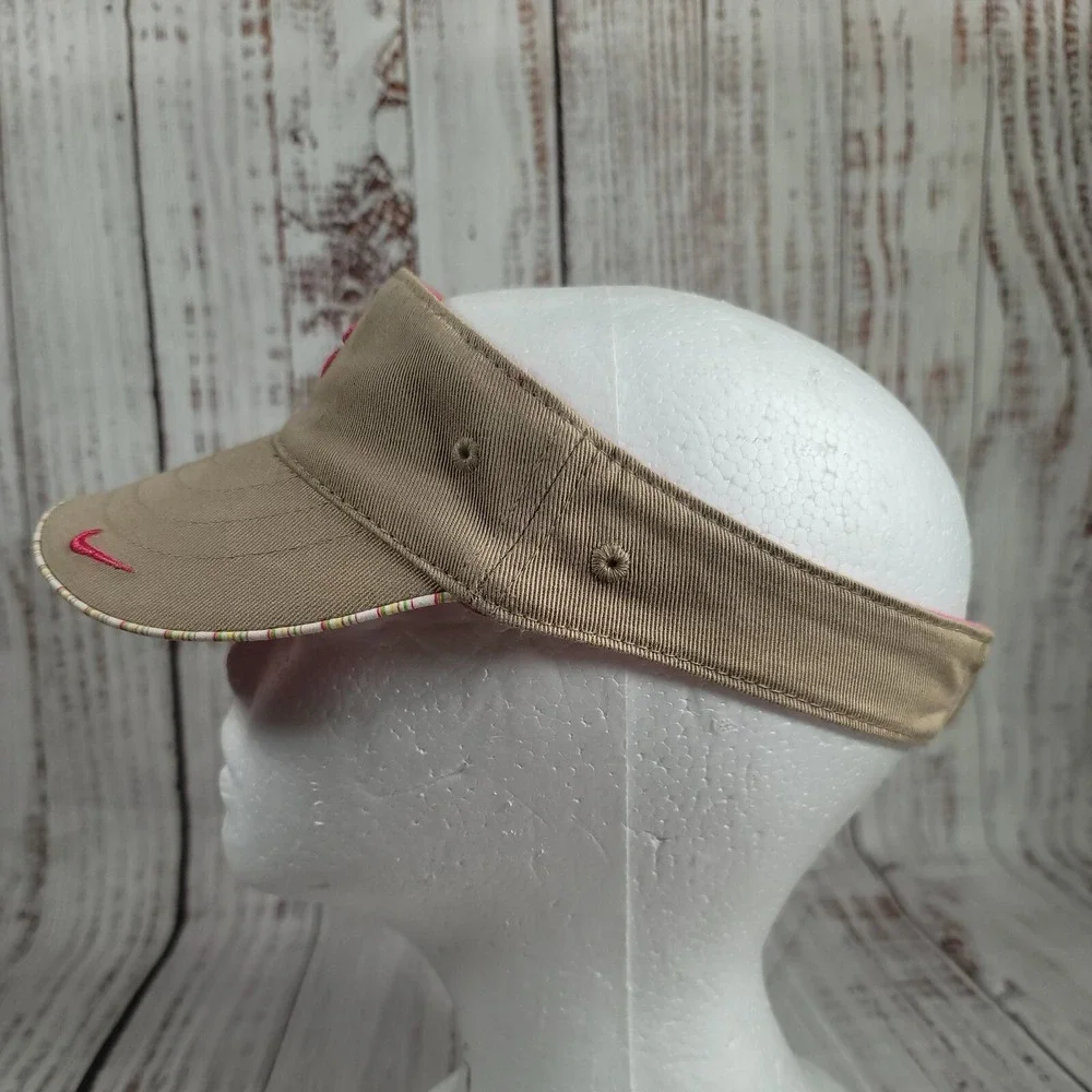 Georgia Bulldogs NCAA Football Nike Team Pink Beige‎ Adjustable Strap Visor